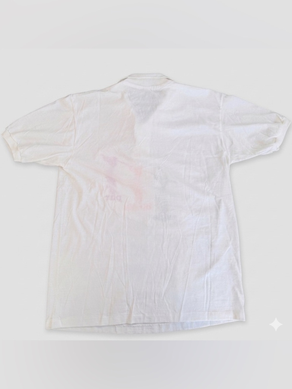 Vintage Anvil "Eagle Birdie Par" Golf Polo Shirt - White - Size M - Picture 2 of 5